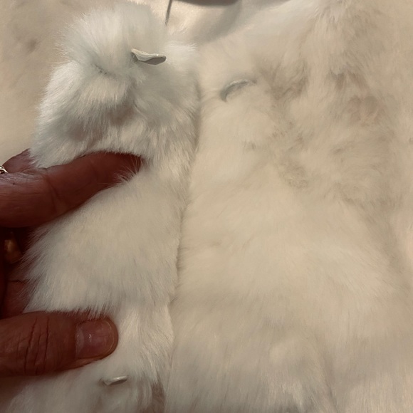 CALVIN KLEIN Faux Fur Jacket NWT Size L - Picture 9 of 11